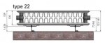 Panel radiator 22-600-900
