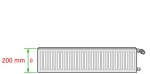 Type 44, height 200 mm