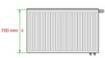 Type VK22, height 700 mm