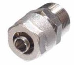 Male straight coupling 16 x ½