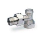 Lockshield valve angle 1/2 x 1/2